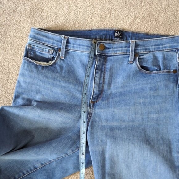 Gap High Rise Tall True Skinny Sculpting Light Wash Stretch Jeans 33 - Picture 5 of 9